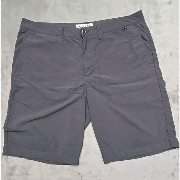 Travis Mathew Golf Shorts Mens 38x11 Gray Light Weight Poly Stretch Pockets - Picture 1 of 9